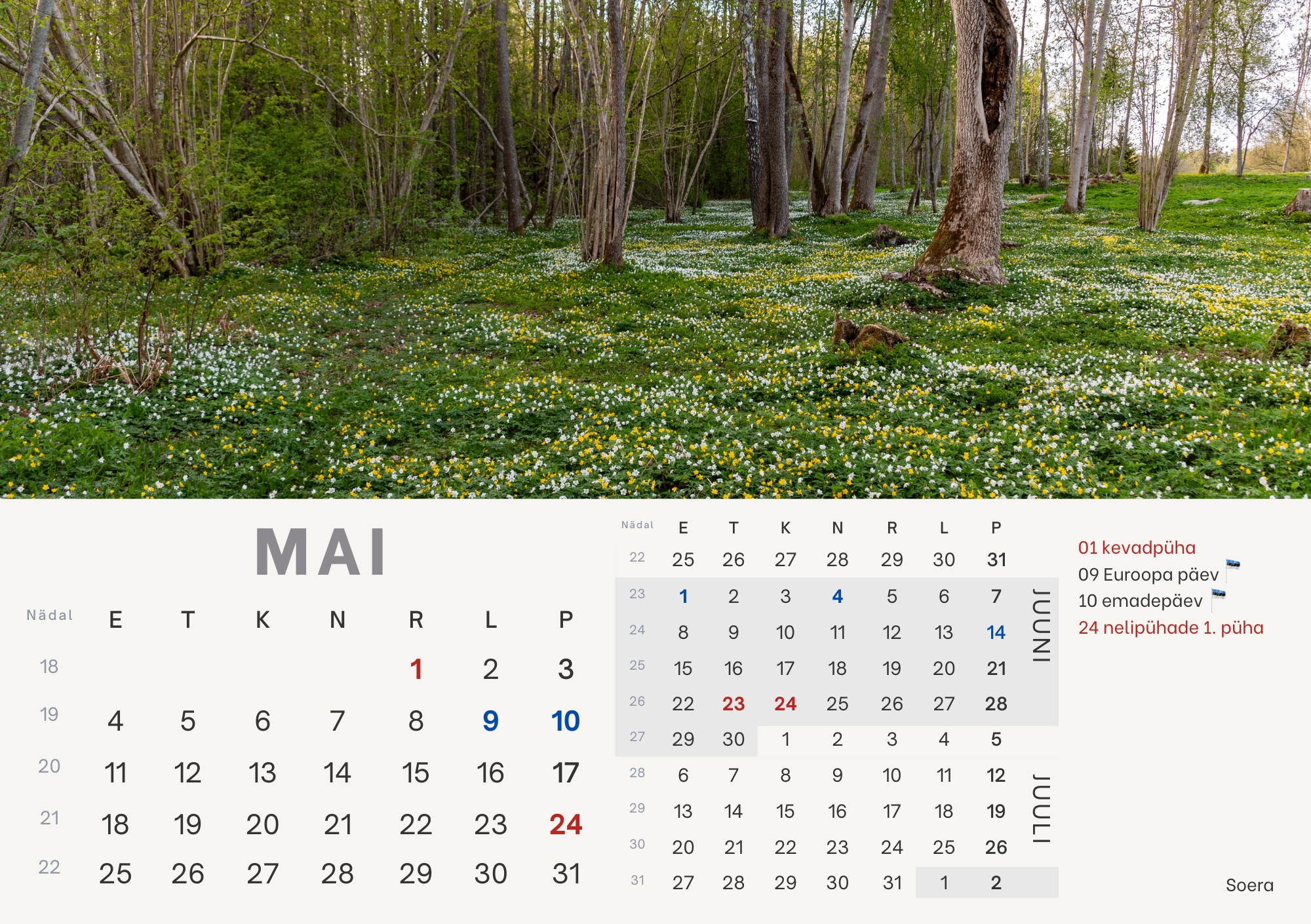 Eelmüük: Hiiumaagia lauakalender 2026 - Image 8