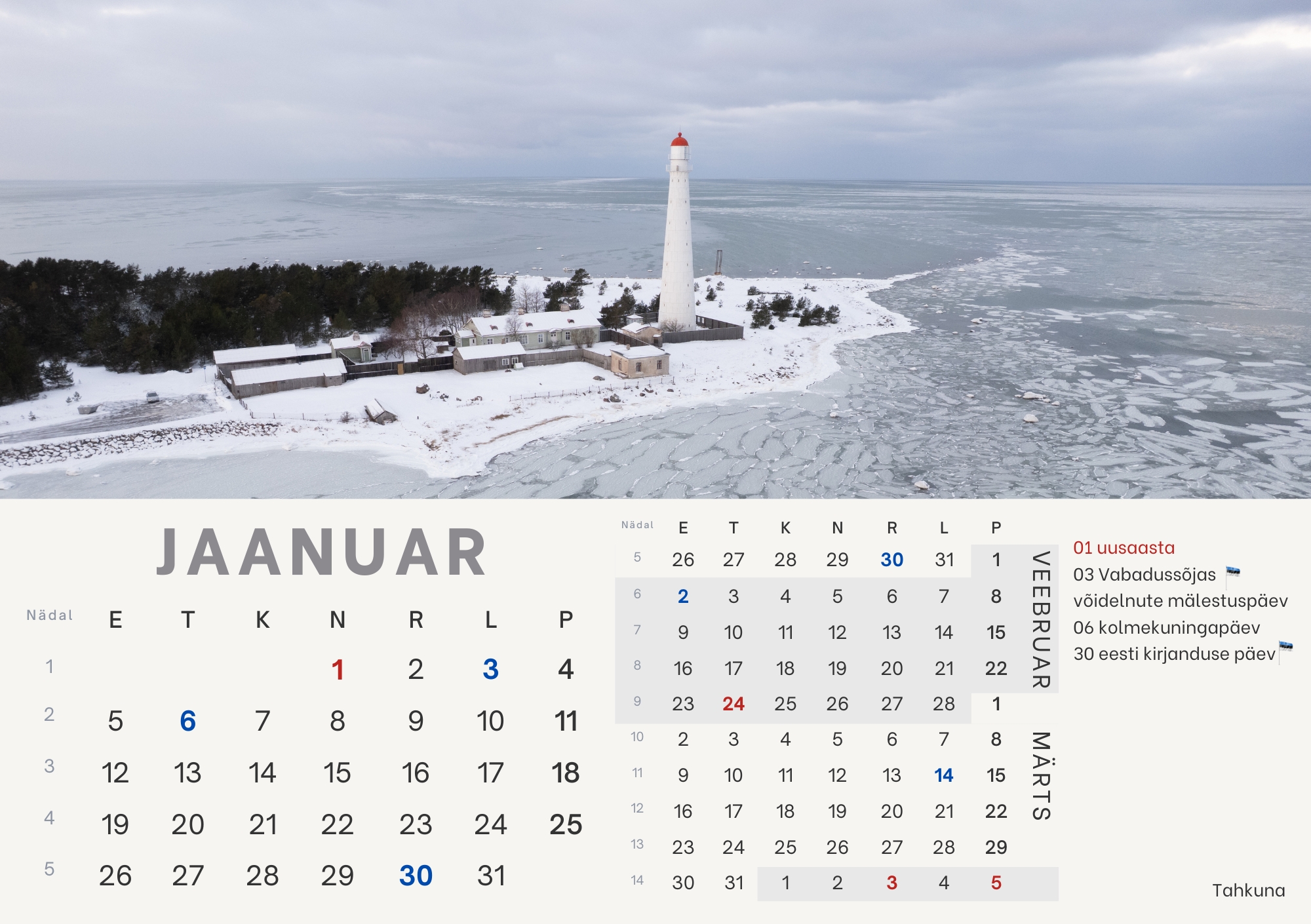 Eelmüük: Hiiumaagia lauakalender 2026 - Image 2