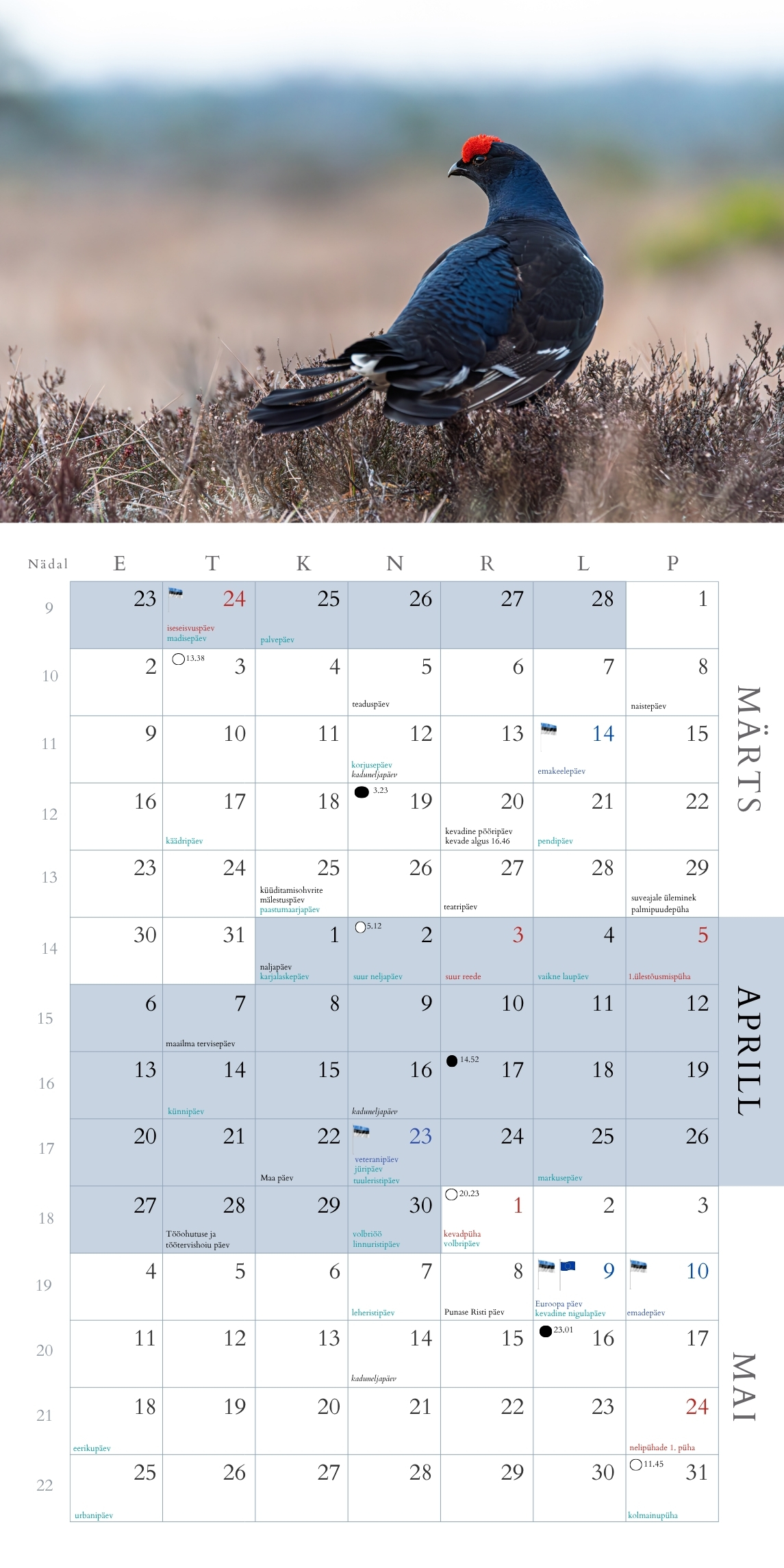 Loomade trio kalender 2026 - Image 3