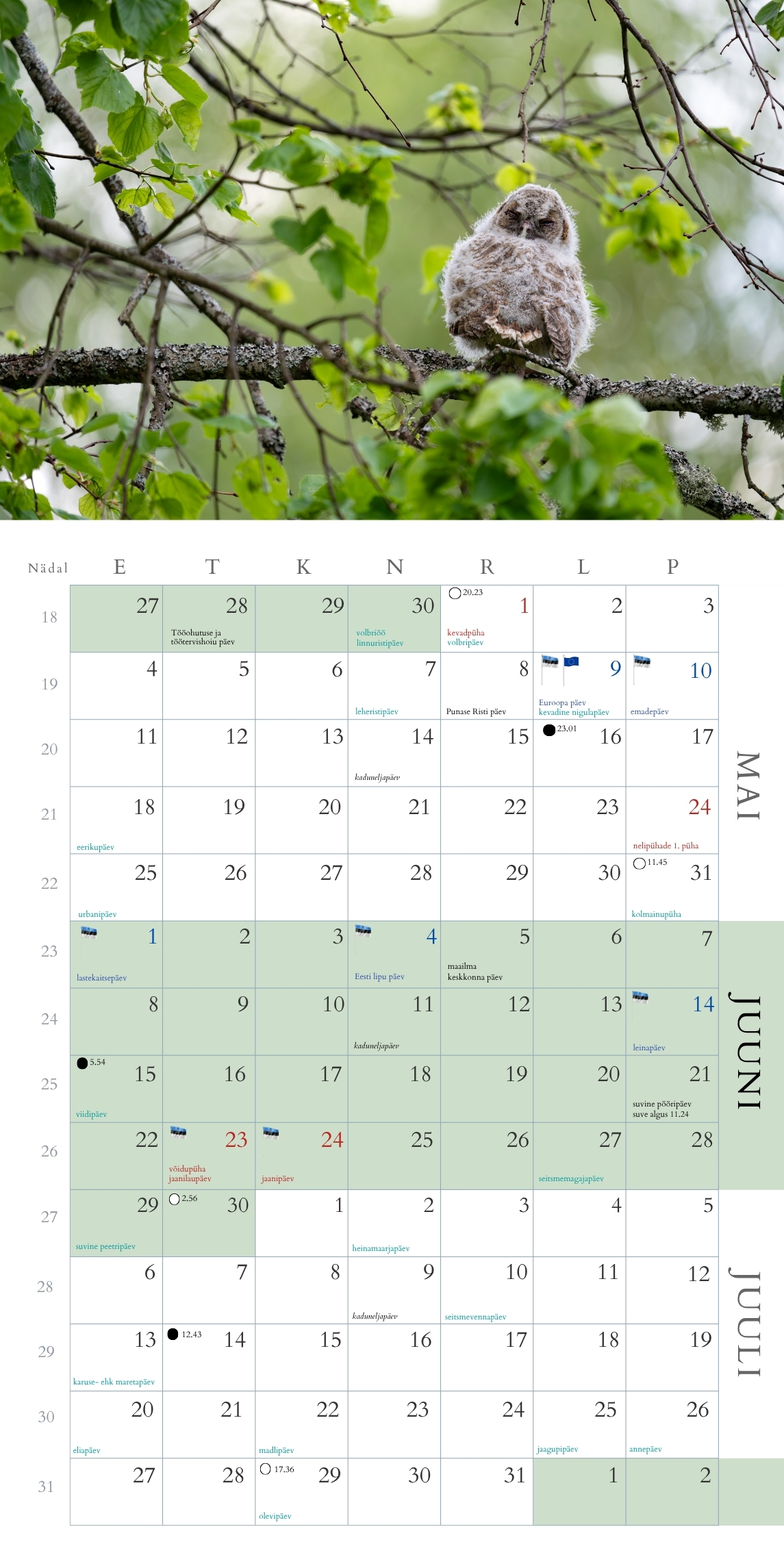 Loomade trio kalender 2026 - Image 4