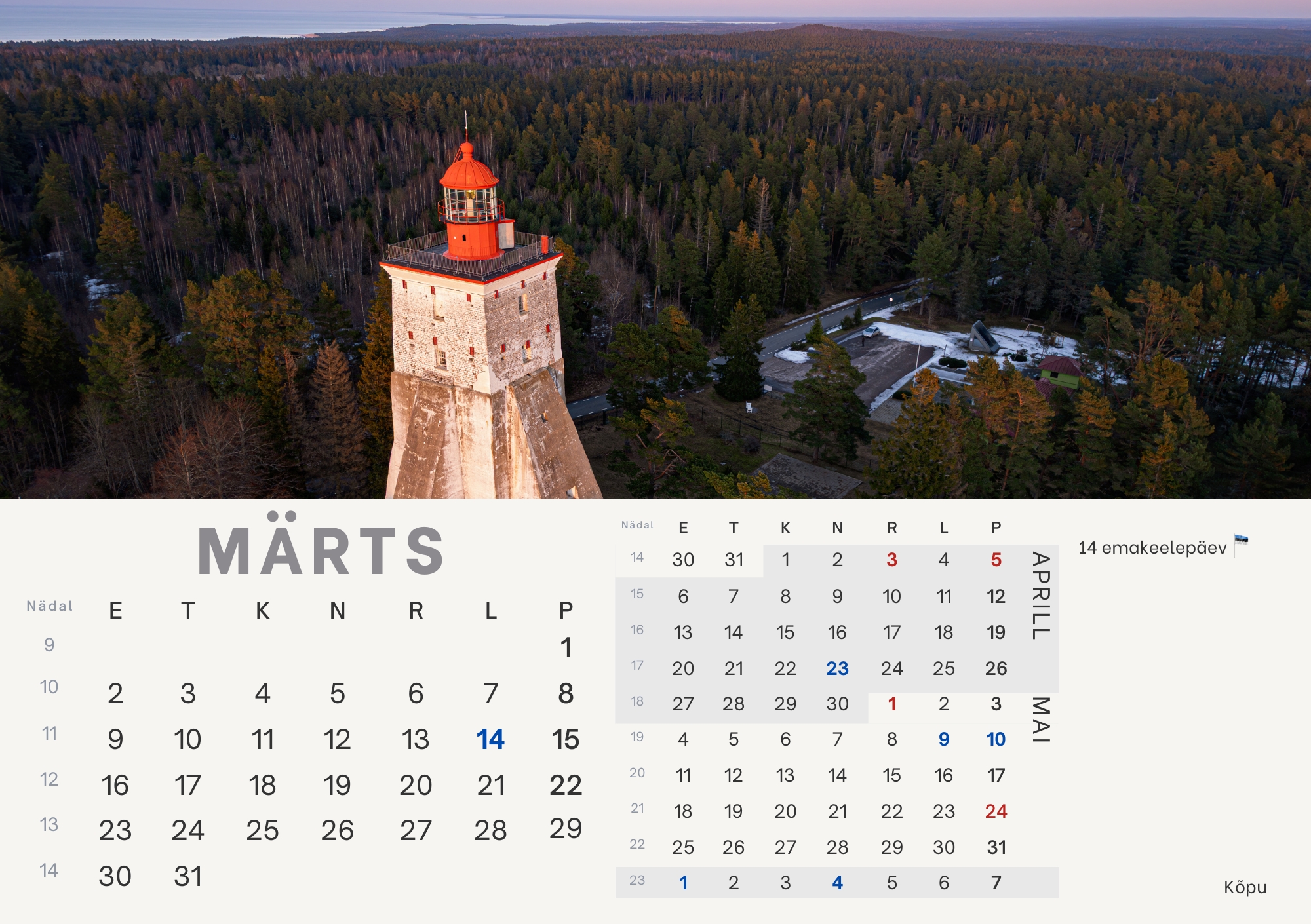 Eelmüük: Hiiumaagia lauakalender 2026 - Image 4